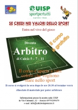 CORSO PER NUOVI ARBITRI UISP!