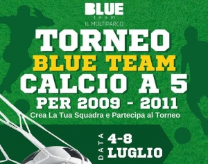 UISP E CALCIO GIOVANILE: OGGI PARTE IL 1° TORNEO C.5 BLUE TEAM 