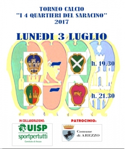 TORNEO 4 QUARTIERI 2017: STASERA IL DEBUTTO!