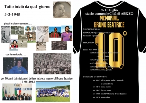 IL 9 E 10 LUGLIO TORNA IL MEMORIAL BRUNO BEATRICE!!!