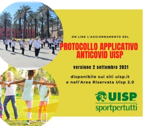 PROTOCOLLO APPLICATIVO ANTICOVID UISP AGGIORNATO AL 02/09 