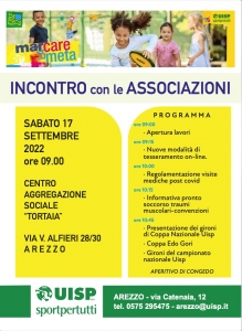 SABATO 17 SETTEMBRE ORE 09.00 RIUNIONE CALCIO 2022-2023