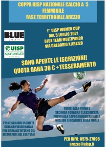 COPPA UISP NAZIONALE C.5 FEMMINILE - APERTE ISCRIZIONI