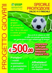 PROMOZIONE GIOVANI CALCIO A 5!